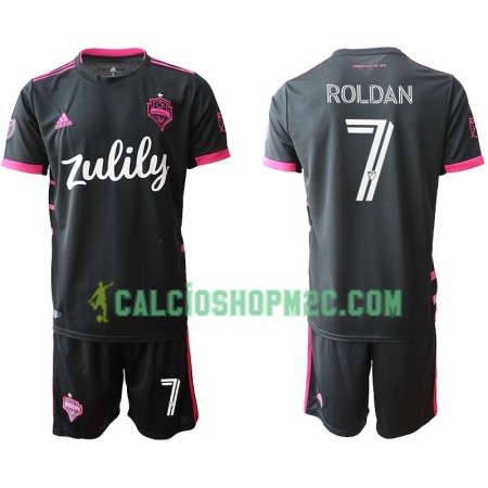 Seattle Sounders Roldan 7 Bambino Maglia Trasferta 2020/2021 Manica Corta (+ Pantaloncini)